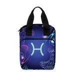 Dark Pisces Zodiac Sign Print Bible Tote Bag