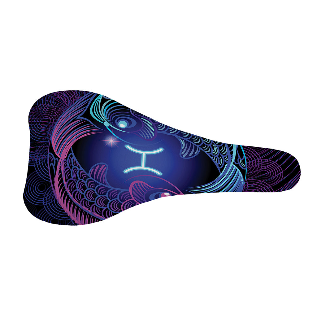 Dark Pisces Zodiac Sign Print Bicycle Seat Cover