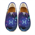 Dark Pisces Zodiac Sign Print Casual Shoes
