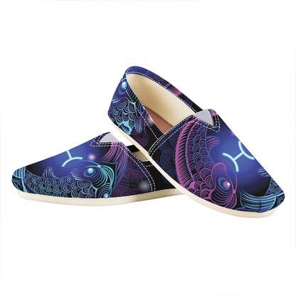 Dark Pisces Zodiac Sign Print Casual Shoes
