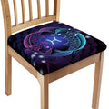 Dark Pisces Zodiac Sign Print Chair Cushion Cover