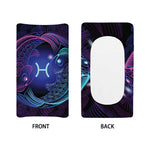 Dark Pisces Zodiac Sign Print Changing Pad Cover