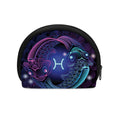 Dark Pisces Zodiac Sign Print Coin Purse