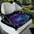 Dark Pisces Zodiac Sign Print Golf Cart Seat Cover