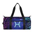 Dark Pisces Zodiac Sign Print Gym Bag