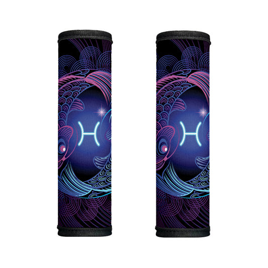 Dark Pisces Zodiac Sign Print Handle Covers
