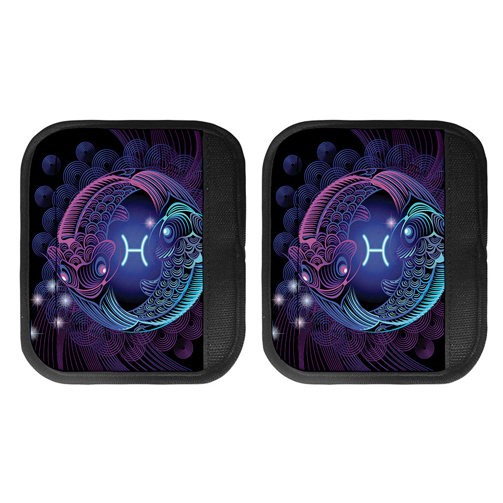 Dark Pisces Zodiac Sign Print Handle Covers