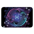 Dark Pisces Zodiac Sign Print Indoor Door Mat