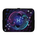 Dark Pisces Zodiac Sign Print Laptop Sleeve