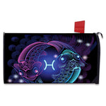 Dark Pisces Zodiac Sign Print Mailbox Cover