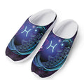 Dark Pisces Zodiac Sign Print Mesh Casual Shoes