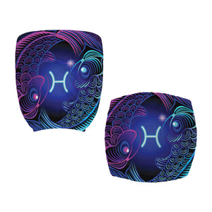 Dark Pisces Zodiac Sign Print Office Chair Cover