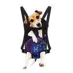 Dark Pisces Zodiac Sign Print Pet Carrier Backpack