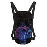 Dark Pisces Zodiac Sign Print Pet Carrier Backpack