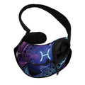 Dark Pisces Zodiac Sign Print Pet Sling Carrier