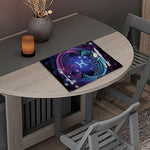 Dark Pisces Zodiac Sign Print Placemat