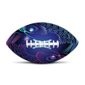 Dark Pisces Zodiac Sign Print Rugby Ball