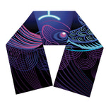 Dark Pisces Zodiac Sign Print Scarf
