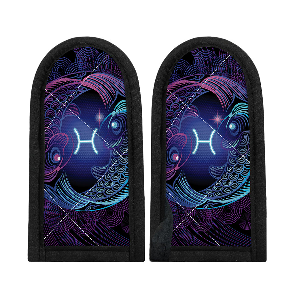 Dark Pisces Zodiac Sign Print Skillet Handle Cover