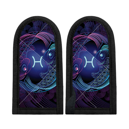 Dark Pisces Zodiac Sign Print Skillet Handle Cover