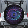 Dark Pisces Zodiac Sign Print Tire Cover With Camera Hole