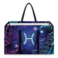 Dark Pisces Zodiac Sign Print Utility Tote Bag