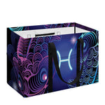 Dark Pisces Zodiac Sign Print Utility Tote Bag