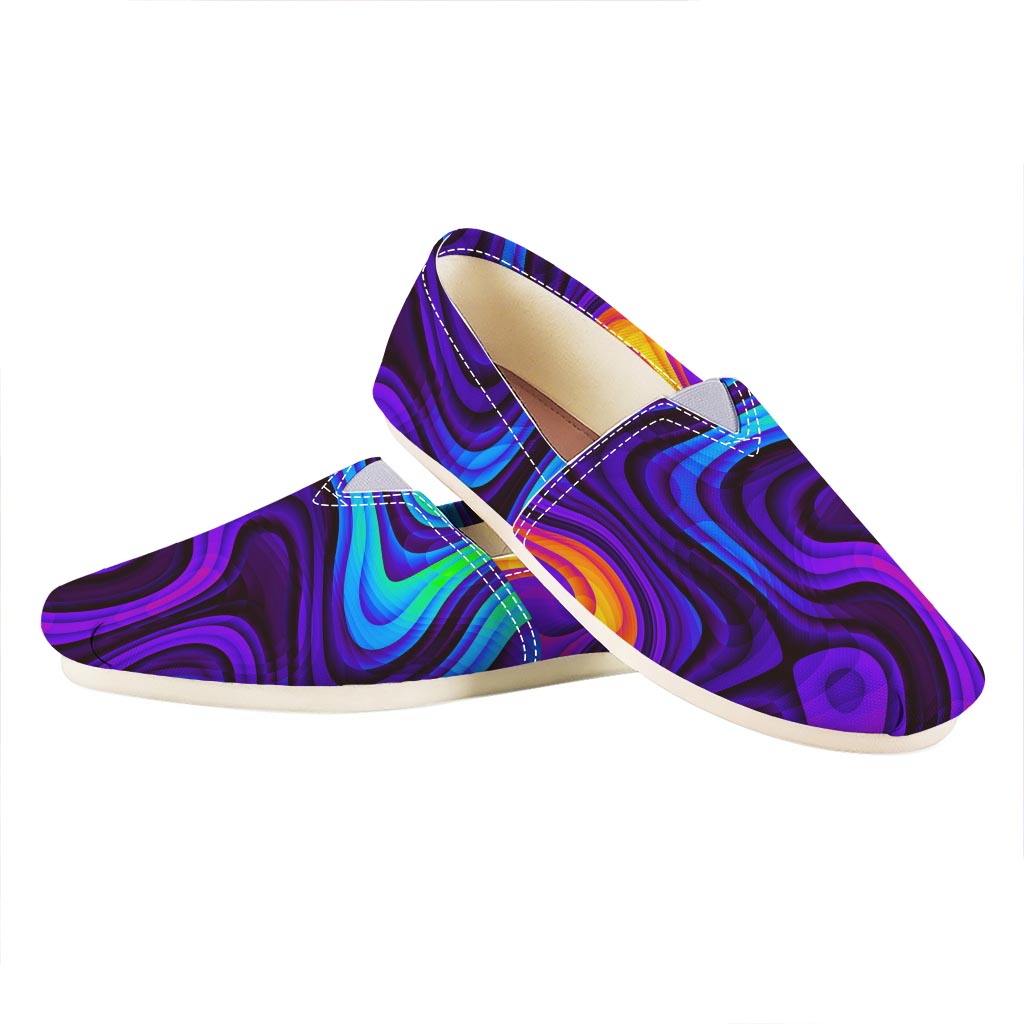 Dark Psychedelic Trippy Print Casual Shoes