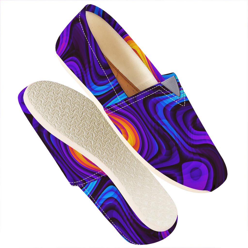 Dark Psychedelic Trippy Print Casual Shoes