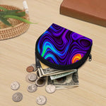 Dark Psychedelic Trippy Print Coin Purse