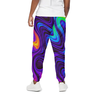 Dark Psychedelic Trippy Print Cotton Pants