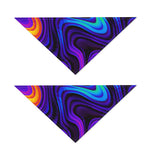 Dark Psychedelic Trippy Print Dog Bandana
