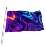 Dark Psychedelic Trippy Print Flag