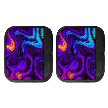 Dark Psychedelic Trippy Print Handle Covers