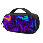 Dark Psychedelic Trippy Print Insulin Cooler Travel Case