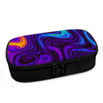 Dark Psychedelic Trippy Print Insulin Cooler Travel Case