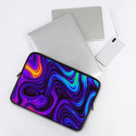 Dark Psychedelic Trippy Print Laptop Sleeve