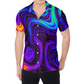 Dark Psychedelic Trippy Print Men's Shirt