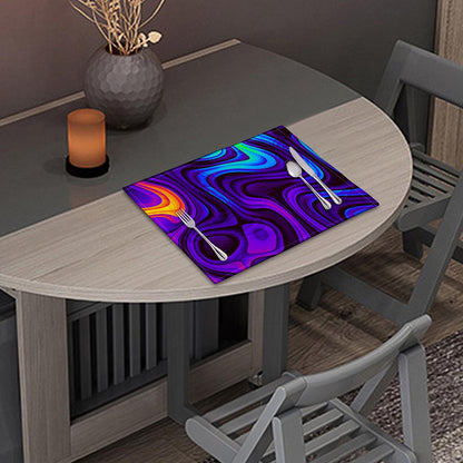 Dark Psychedelic Trippy Print Placemat