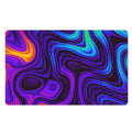 Dark Psychedelic Trippy Print Polyester Doormat
