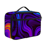 Dark Psychedelic Trippy Print Portable Lunch Bag