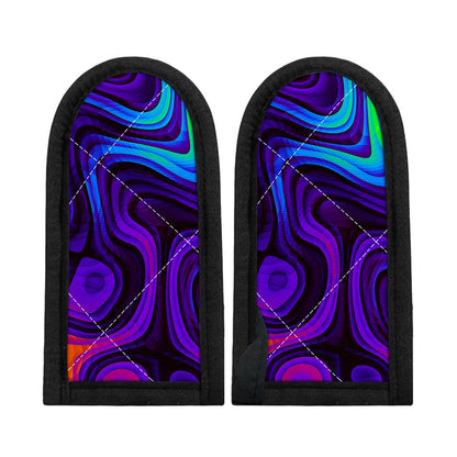 Dark Psychedelic Trippy Print Skillet Handle Cover