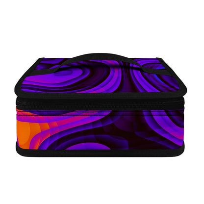 Dark Psychedelic Trippy Print Small Lunch Bag