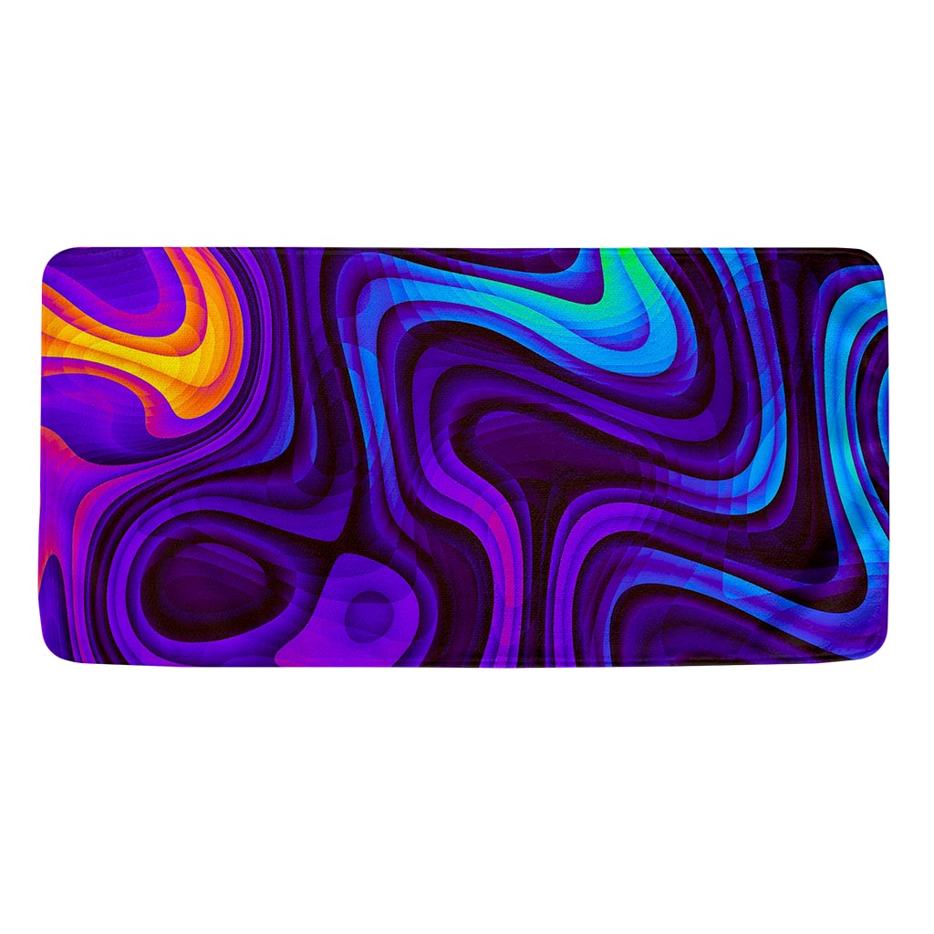 Dark Psychedelic Trippy Print Towel