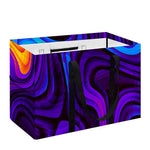 Dark Psychedelic Trippy Print Utility Tote Bag