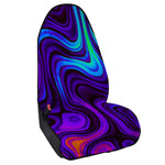 Dark Psychedelic Trippy Print Waterproof Car Seat Cover