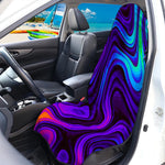 Dark Psychedelic Trippy Print Waterproof Car Seat Cover