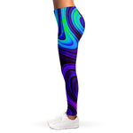 Dark Psychedelic Trippy Print Women's Leggings