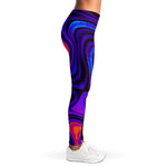 Dark Psychedelic Trippy Print Women's Leggings