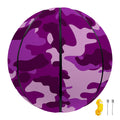 Dark Purple Camouflage Print Basketball